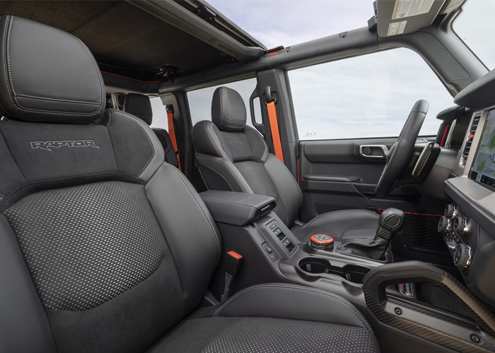 Close to Home! Ford Bronco interior