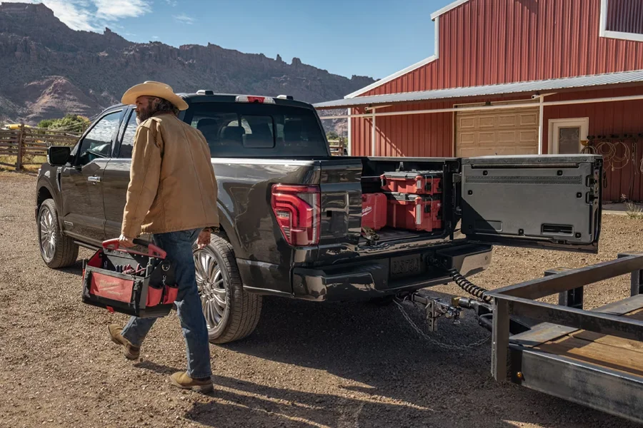 2025 Ford F-150 With Tools in Truckbed