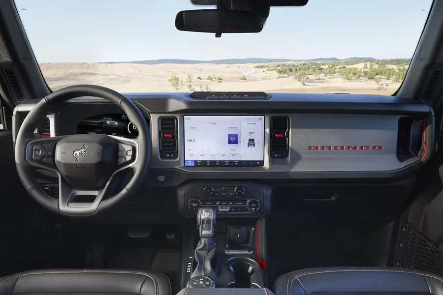 Dashboard of 2025 Bronco