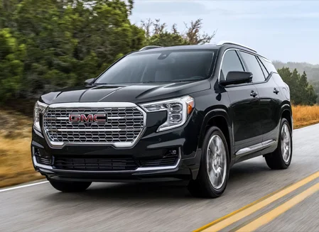 GMC Terrain Driving Down Road