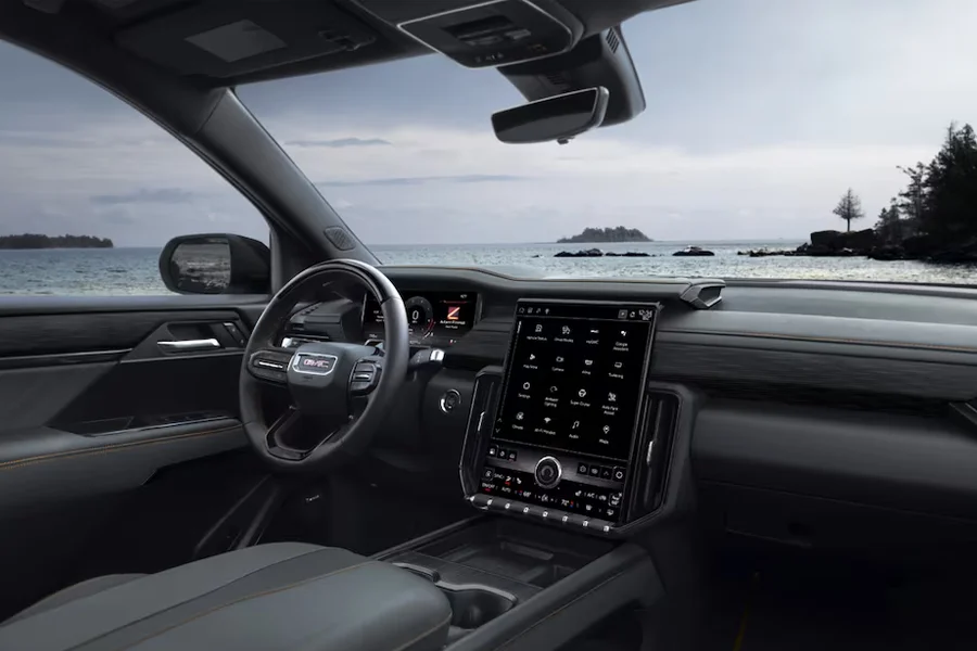 Interior of 2025 GMC Acadia