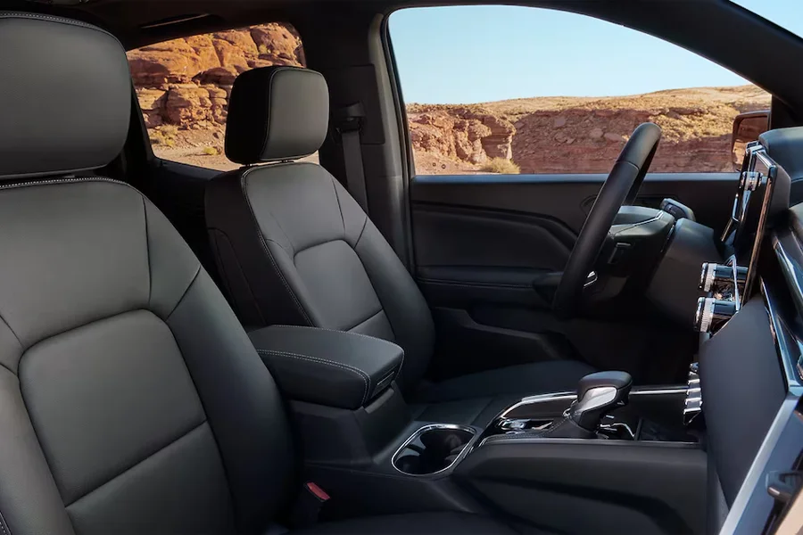 Interior of 2025 GMC Canyon