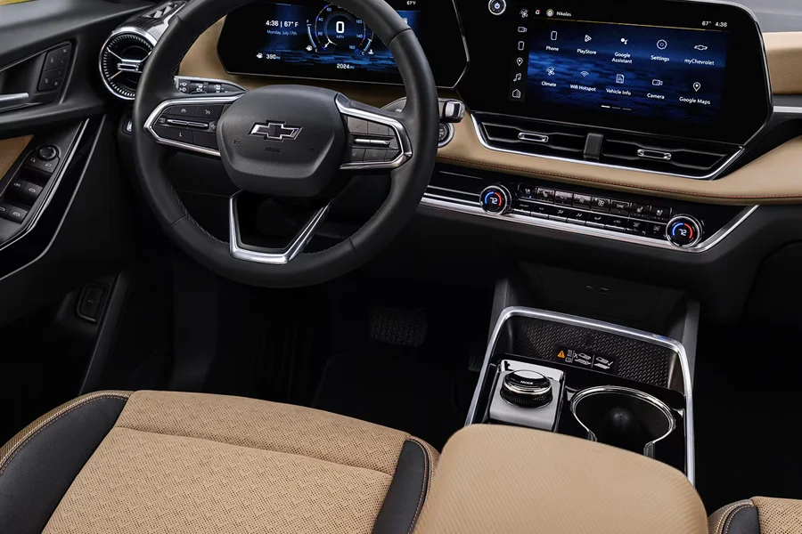 Interior of 2026 Chevy Equinox