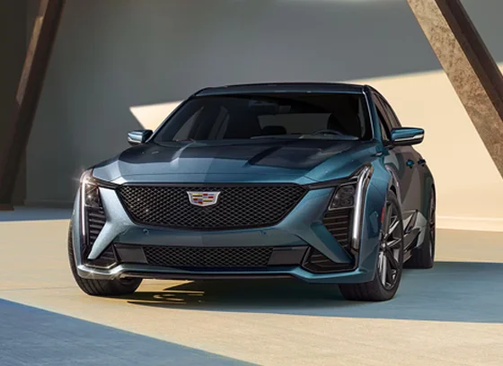 Cadillac Parked in a driveway