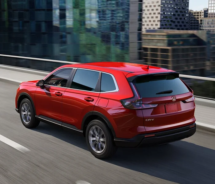 Honda CR-V Driving Down Highway