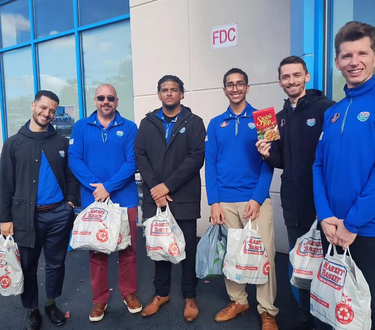 Food Drive staff photo