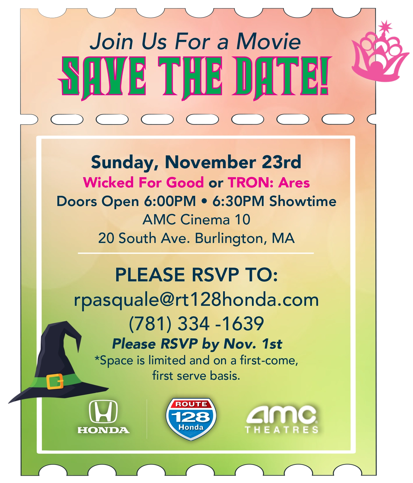 Customer Appreciation Movie Event