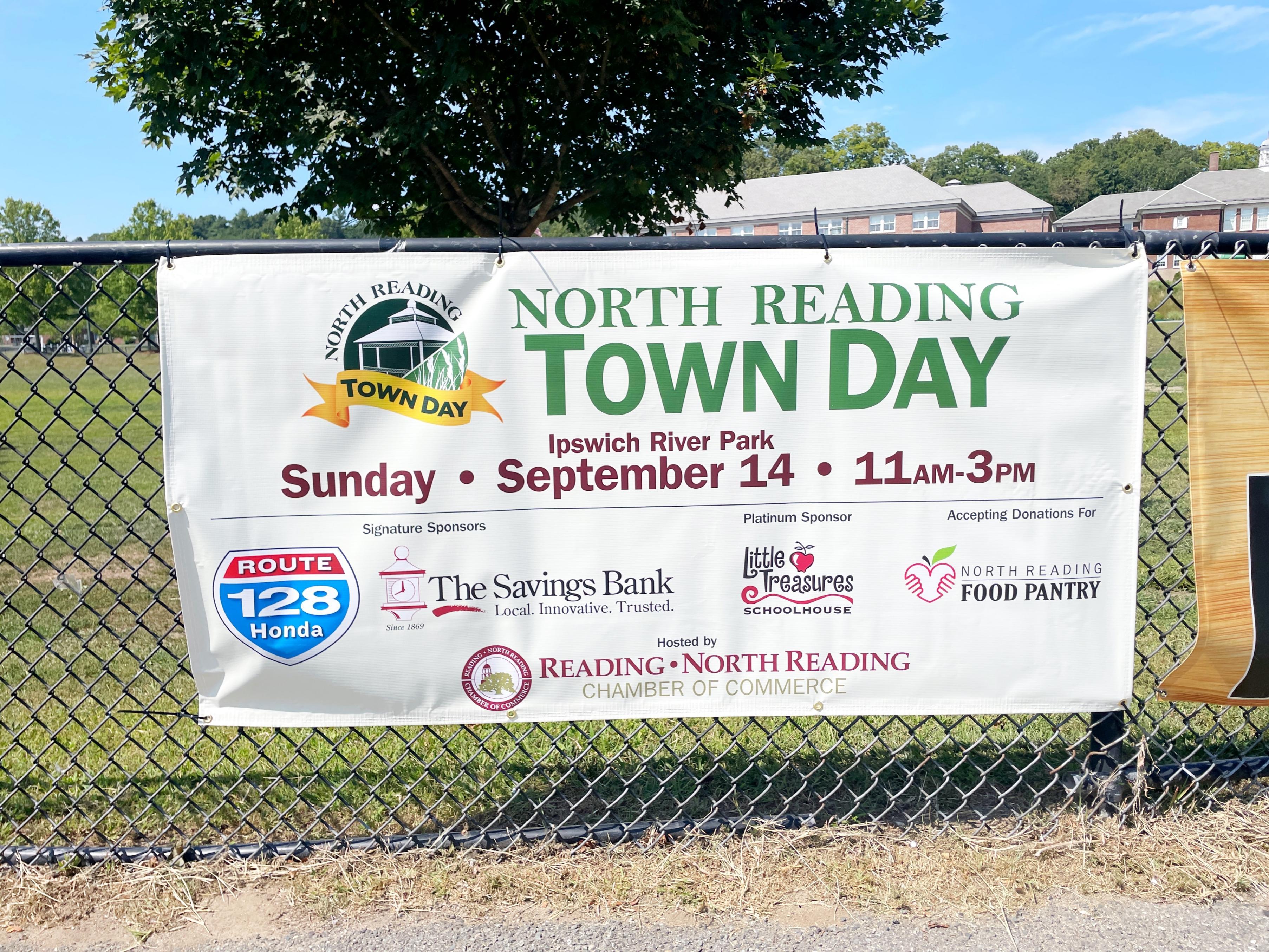 North Reading Town Day Banner